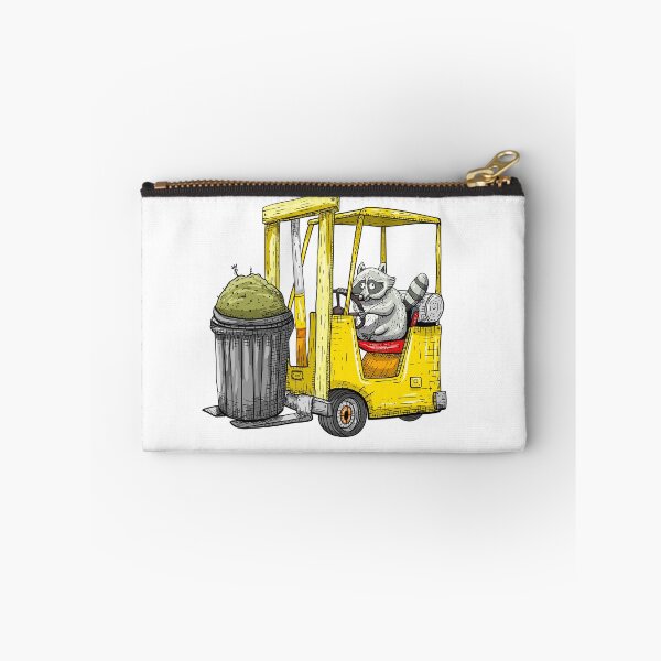 Item preview, Raccoon driving a forklift as city worker  designed and sold by artindesign.