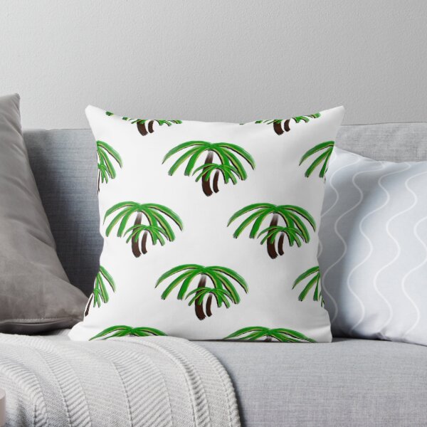 Palm Tree Throw Pillow