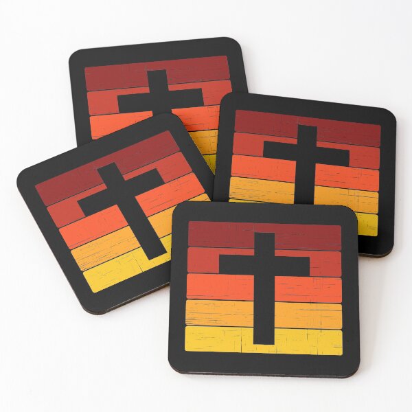 Item preview, The Cross, sunset colors designed and sold by GeneralJesus.
