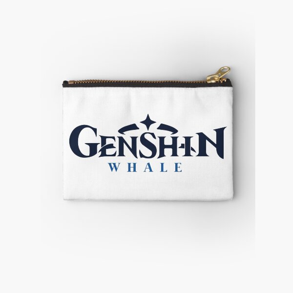 Item preview, Genshin impact whale logo typography designed and sold by Morcawork.
