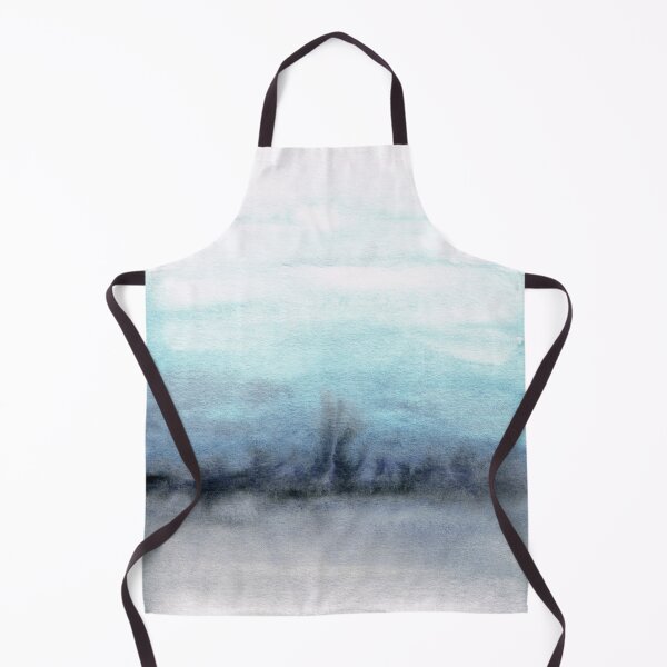 Item preview, Blue watercolour abstract landscape designed and sold by Anne-Marie Bloor.