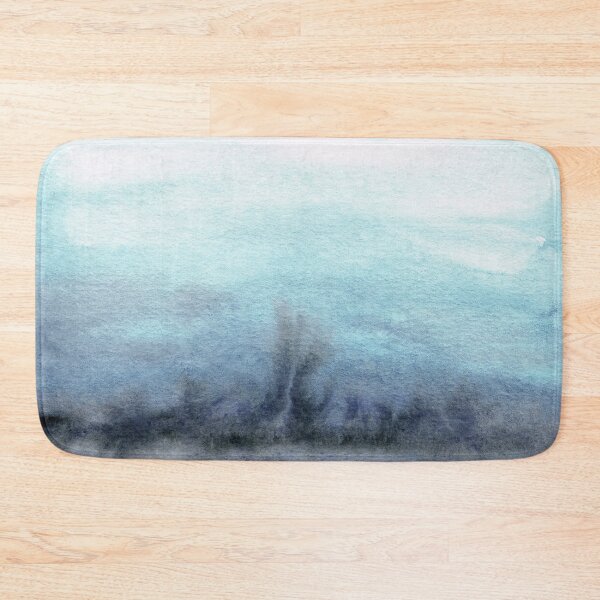 Artikelvorschau, Abstrakte Landschaft des blauen Aquarells entworfen und verkauft von Anne-Marie Bloor.
