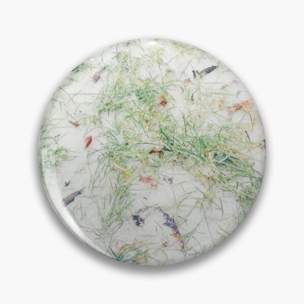 Item preview, First snow, natural background, green grass covered with snow  designed and sold by helenkaiy.