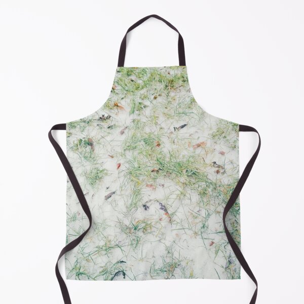Item preview, First snow, natural background, green grass covered with snow  designed and sold by helenkaiy.