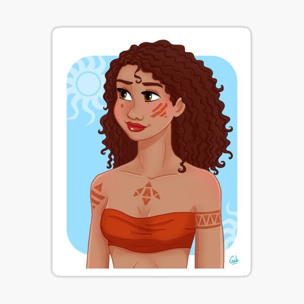 The girl Sticker