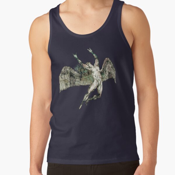 ICARUS THROWS THE HORNS - antique grunge *awesome UNLISTED designs in my portfolio* Tank Top