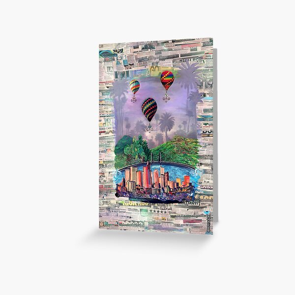 Planet Zero of Laurel Canyon Greeting Card