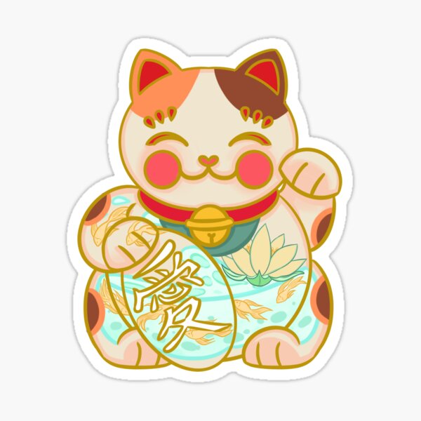 Item preview, Lucky Cat Manekineko designed and sold by SabrinaSana.