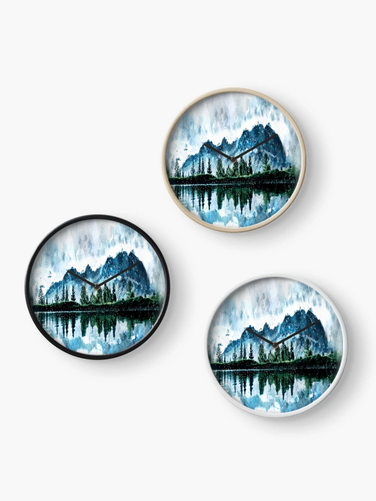 Thumbnail 3 of 4, Clock, Patterns designed and sold by Tifaprint.