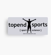 Topend Sports (black) Canvas Print