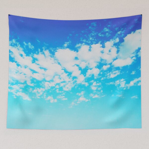 Item preview, Cirrus clouds in the bright blue sky  designed and sold by helenkaiy.