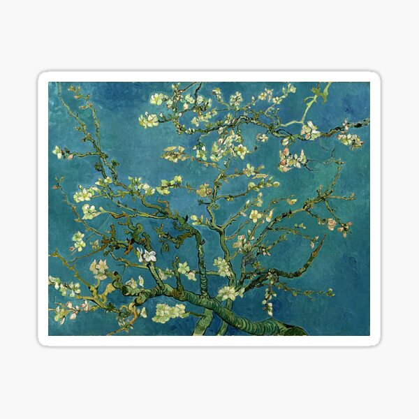 Van Gogh Mandelblüten Sticker
