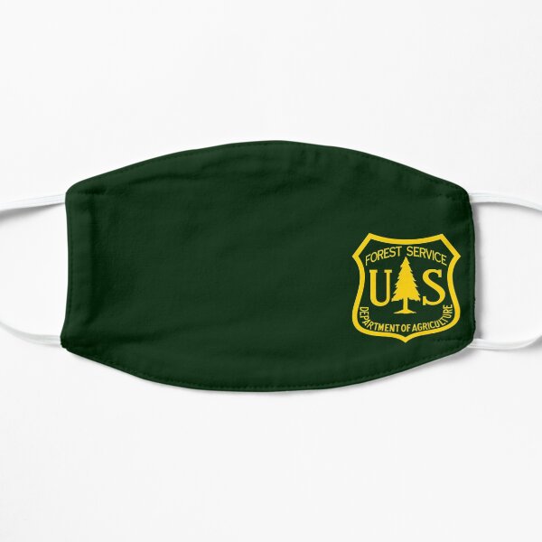 U.S. Forest Service Logo (Yellow/Transparent) Flat Mask