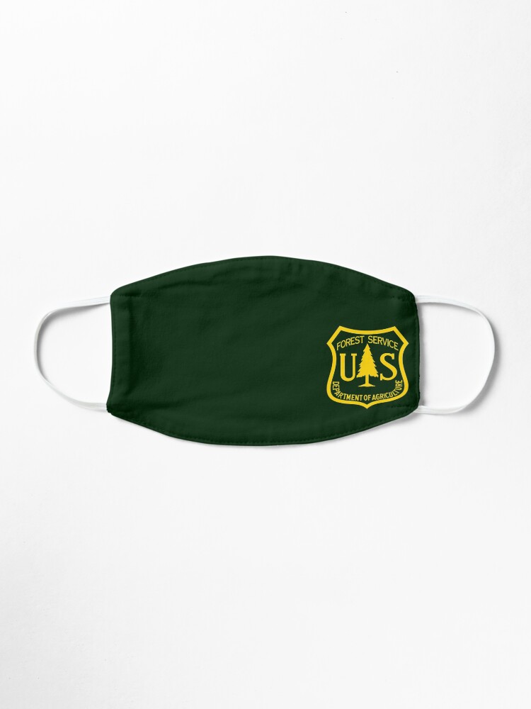 Alternate view of U.S. Forest Service Logo (Yellow/Transparent) Mask
