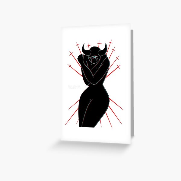 9 of Swords Greeting Card