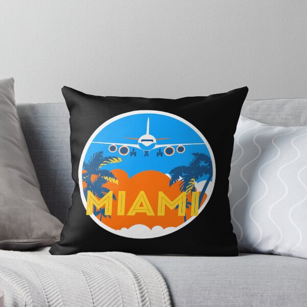 Artikelvorschau, Vintage Flugzeugreise. Retro Miami Reiseabzeichen entworfen und verkauft von VFRZone.