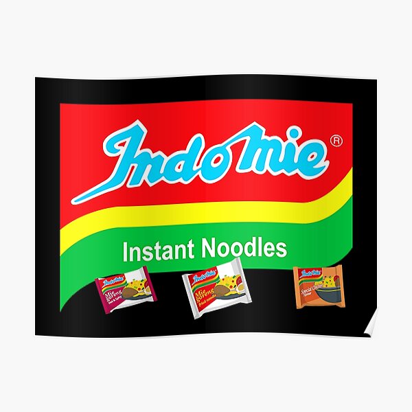 "indomie" Poster for Sale by SumberanduwArt | Redbubble