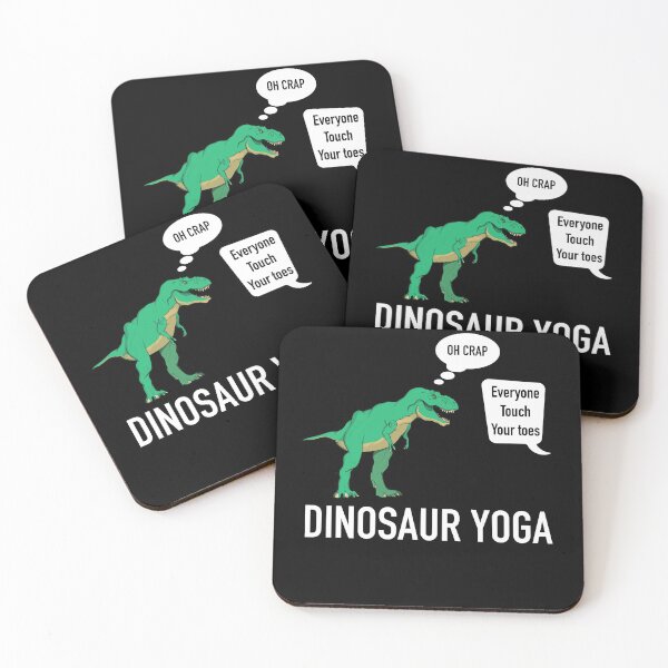 Item preview, T-rex Dinosaur Yoga Touch Your Toes Funny Graphic designed and sold by wdyoungblood.