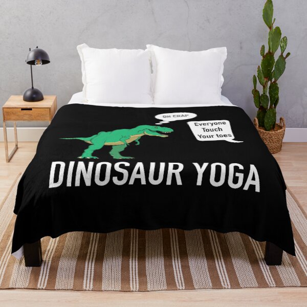 Item preview, T-rex Dinosaur Yoga Touch Your Toes Funny Graphic designed and sold by wdyoungblood.