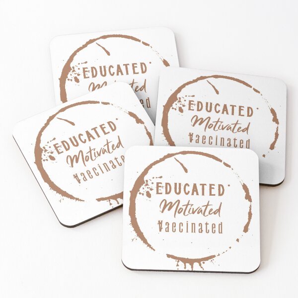 Item preview, Educated Motivated Vaccinated designed and sold by Pinu005.