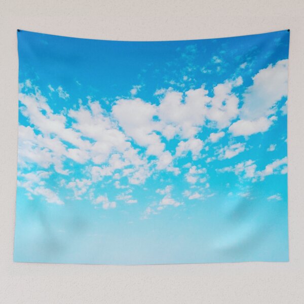 Item preview, Cirrus clouds in the bright blue sky  designed and sold by helenkaiy.