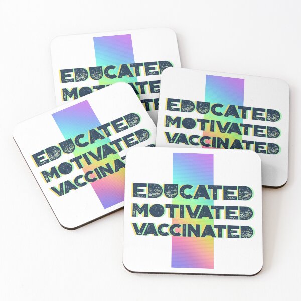 Item preview, Educated Motivated Vaccinated designed and sold by Pinu005.