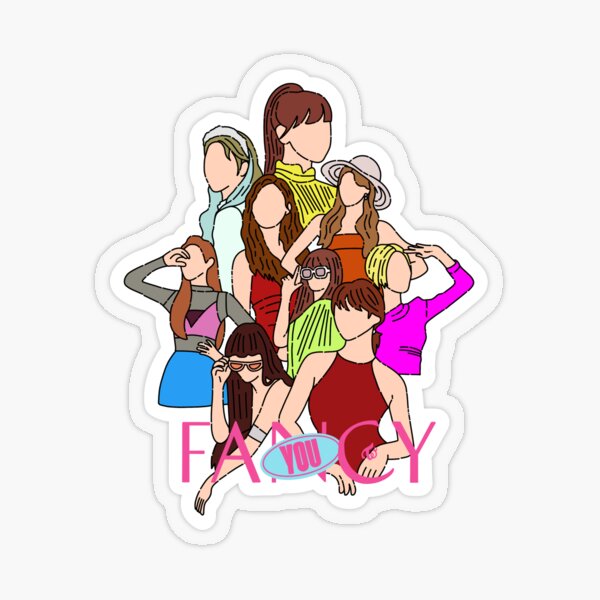 Jihyo Twice Transparent Stickers Redbubble