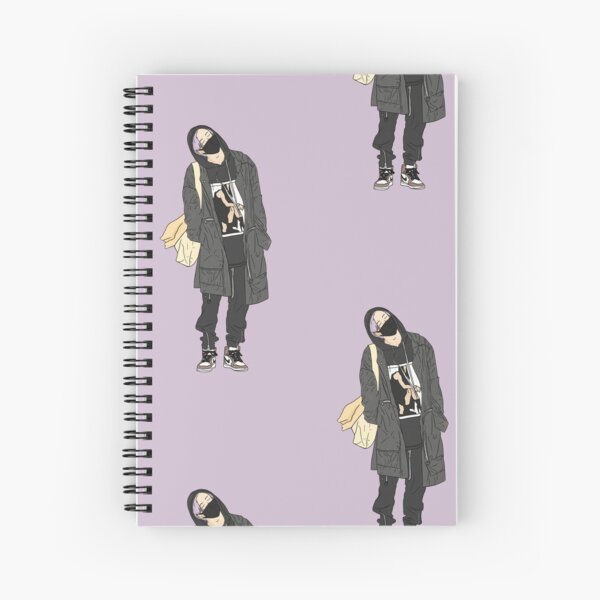 Park Jimin: Airport Fashion  Spiral Notebook for Sale by hyyhk