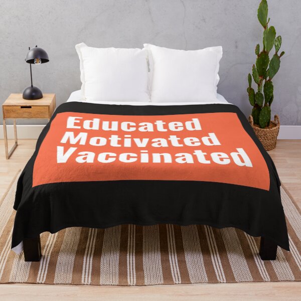 Item preview, Educated Motivated Vaccinated designed and sold by Pinu005.