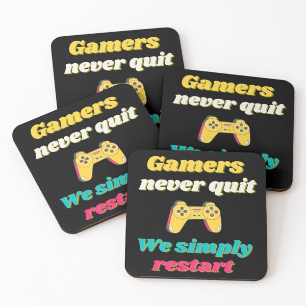 Item preview, Gamers never quit we simply restart 2 designed and sold by Rainces.
