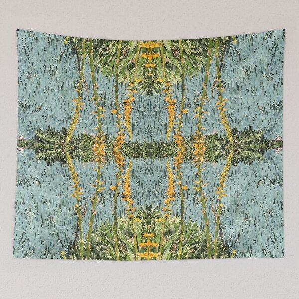 Item preview, Botanical Divine, Summering Succulent Garden in Teal and Gold designed and sold by RoseAromas.