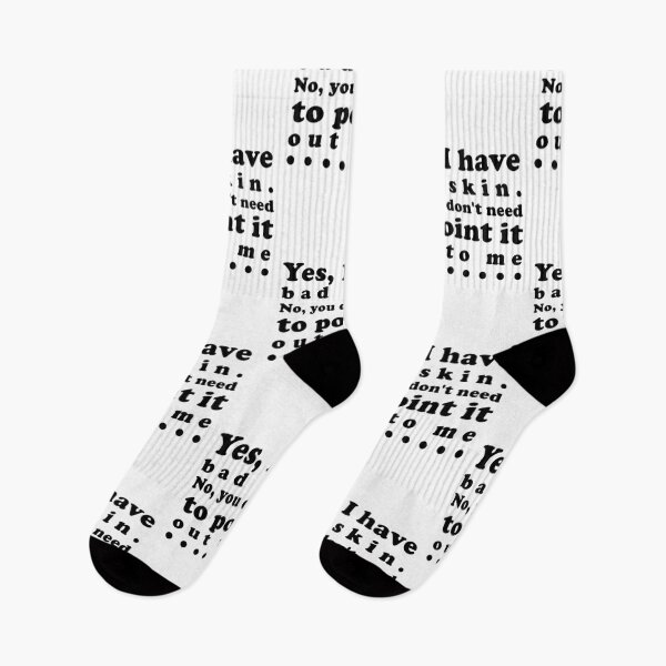 Item preview, Yes, I Have Bad Skin - Funny Humorous Acne Hater Sayings designed and sold by Scratches Tees.