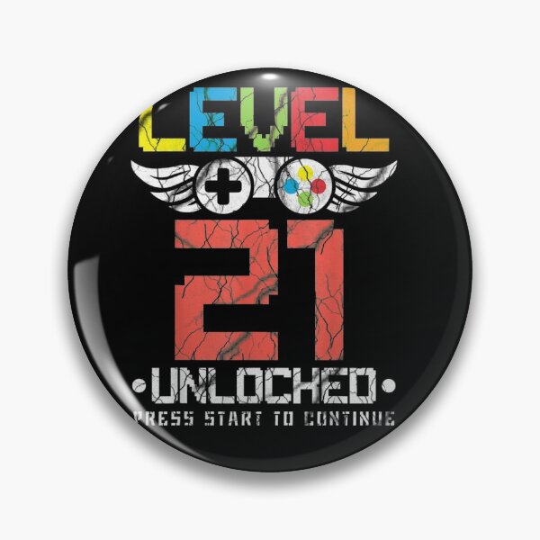 Item preview, Level 21 Unlocked Funny Video Games Lover 21 Birthday Gift T shirt designed and sold by sherriwester.