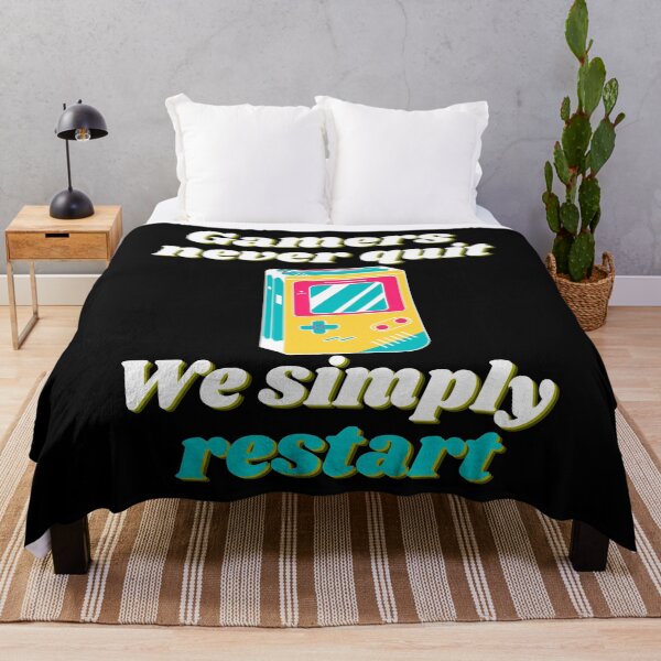 Item preview, Gamers never quit we simply restart 3 designed and sold by Rainces.