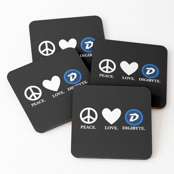 Item preview, Peace. Love. Digibyte.  designed and sold by Bitcoin-Fashion.