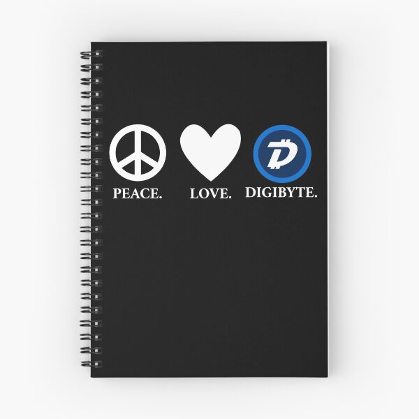 Item preview, Peace. Love. Digibyte.  designed and sold by Bitcoin-Fashion.