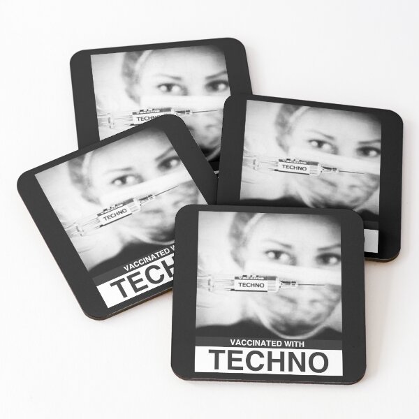 Item preview, Vaccinated with Techno designed and sold by DFerraz.