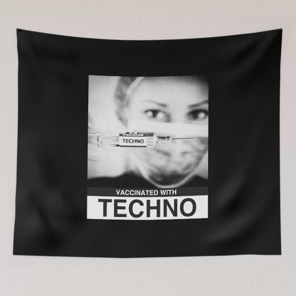 Item preview, Vaccinated with Techno designed and sold by DFerraz.
