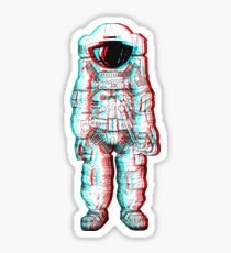3D Astronaut Sticker