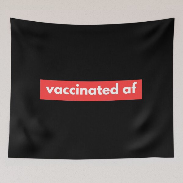 Item preview, Vaccinated AF- classic designed and sold by Vaishnavi Deo.
