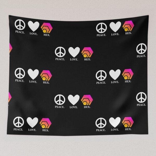 Item preview, Peace. Love. Hex.  designed and sold by Bitcoin-Fashion.