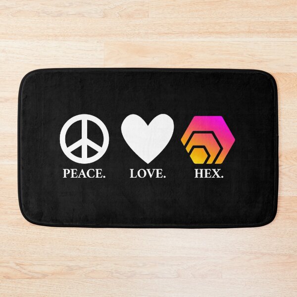 Item preview, Peace. Love. Hex.  designed and sold by Bitcoin-Fashion.