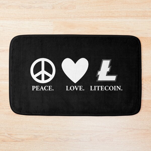 Item preview, Peace. Love. Litecoin.  designed and sold by Bitcoin-Fashion.