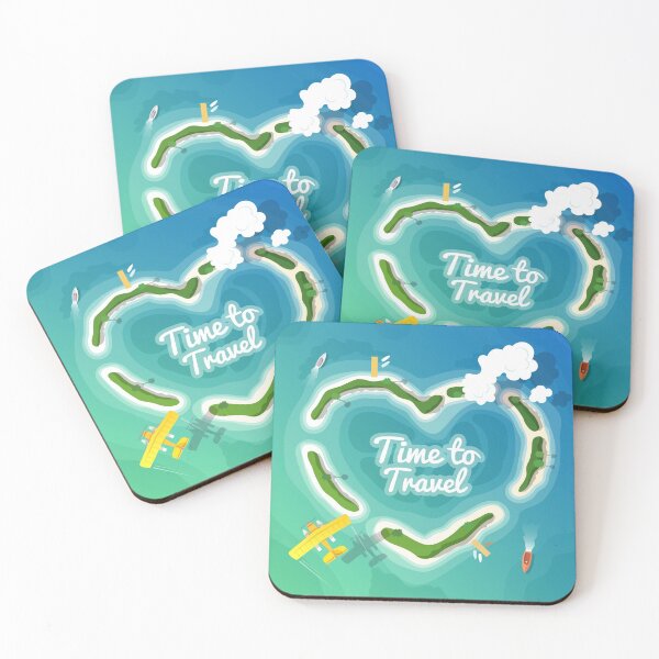 Item preview, Time For Vacation Time To Travel designed and sold by Vector Scout Lab.