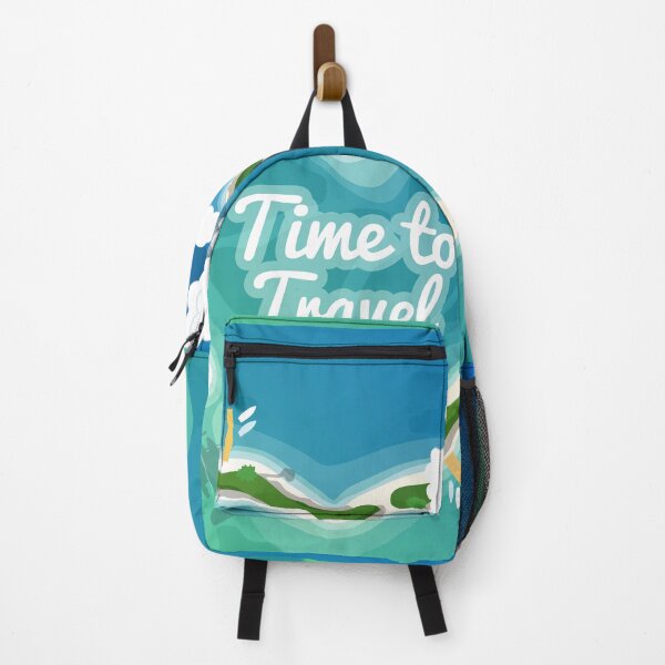 Item preview, Time For Vacation Time To Travel designed and sold by Vector Scout Lab.