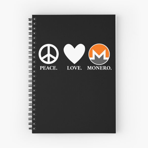 Item preview, Peace. Love. Monero.  designed and sold by Bitcoin-Fashion.
