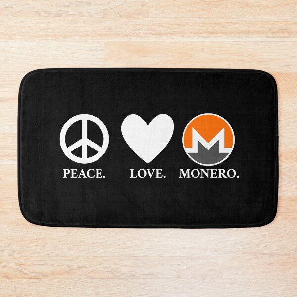 Item preview, Peace. Love. Monero.  designed and sold by Bitcoin-Fashion.