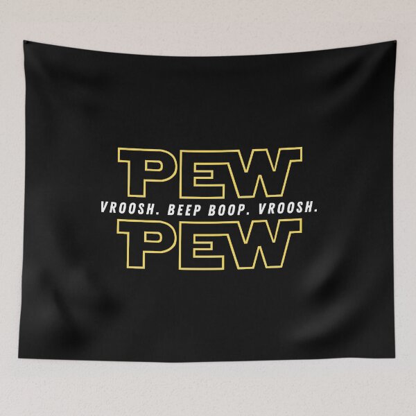 Item preview,   Pew Pew Wars | Funny Sci-fi Space Star Noises for Geeks designed and sold by chris-ellis-art.