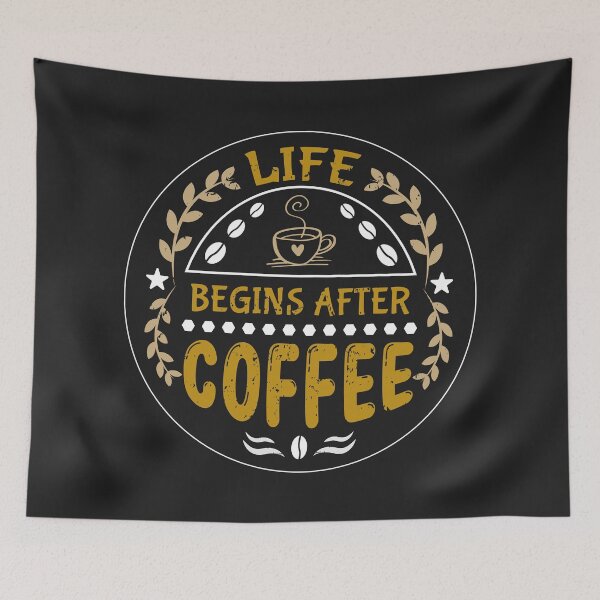 Item preview, Life Begins After Coffee designed and sold by SidouSenpai.