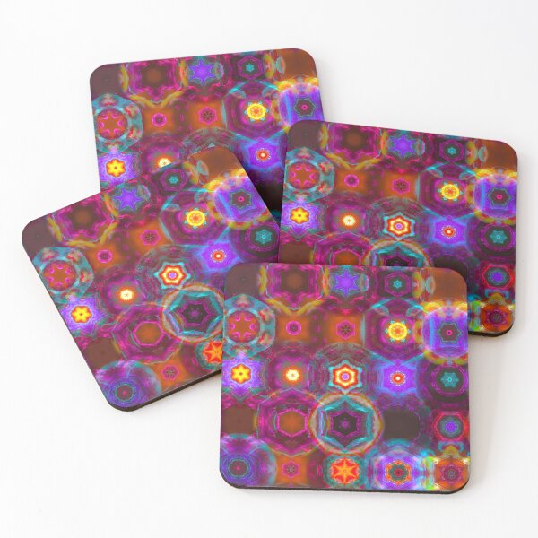 Item preview, vivid patchwork mandala art designed and sold by haroulita.